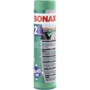SONAX PLUS mikroszálas kendők belső- és ablaktisztításra 2 db