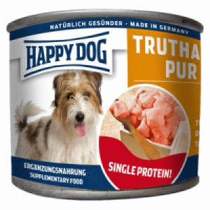 Happy Dog Fleisch pur konzerv 400 g pulykával