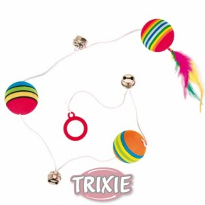 Trixie Játék labda szivárvány 3,5cm