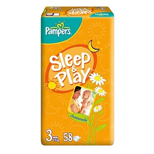Pampers Sleep &amp; Play 3 Pelenka 58 db