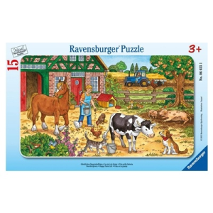 Ravensburger Farmélet ramapuzzle 15 db