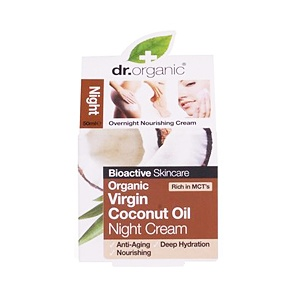  Dr. Organic Coconut Oil Éjszakai krém 50 ml női