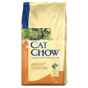 Cat Chow Cat Chow Adult Csirkével és Pulykával 1,5 kg