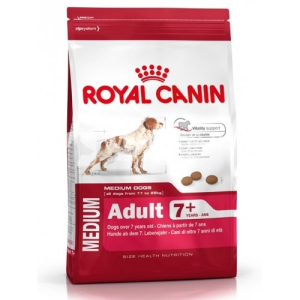 Royal Canin Medium Adult 7+ - közepes testű idősödő kutya száraz táp 4 kg