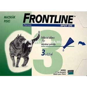  Frontline rácsepegtető oldat macskáknak 1 pipetta