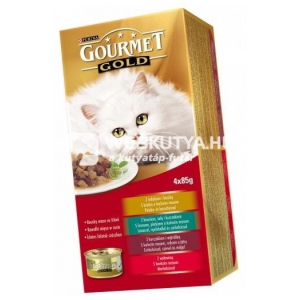  Gourmet Gold Falatok szószban multipack 4 x 85 g