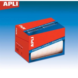 APLI Etikett, 8x12 mm, kézzel írható, tekercsben, APLI, 12000 etikett/csomag