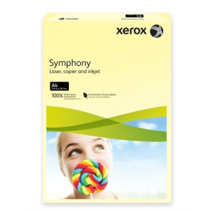 Xerox Symphony színes másolópapír, A4, 160 g, világossárga (pasztell) 500 lap/csomag