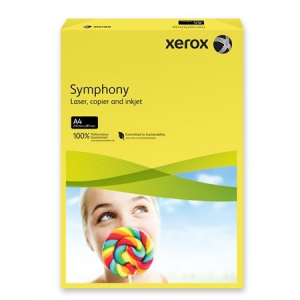 Xerox Symphony színes másolópapír, A4, 160 g, sötétsárga (intenzív) 500 lap/csomag
