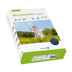 RECYCONOMIC Másolópapír, újrahasznosított, A4, 80 g, RECYCONOMIC "Trend White"