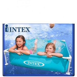 Intex Fémvázas medence 122x122x30 cm
