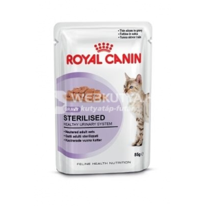 Royal Canin Royal Canin Sterilised Gravy - ivartalanított felnőtt macska szószos nedves táp 12 x 85 g