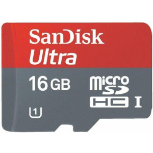 Sandisk microSDHC 16GB Ultra UHS-I
