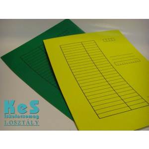  Quick fűzhető műanyag irattartók, 10 db, zöld