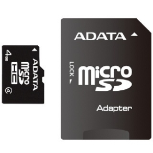 A-Data microSDHC 4GB Class 4