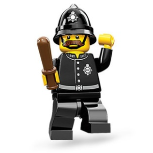 LEGO Minifigura 11. sorozat - Bobby rendőr