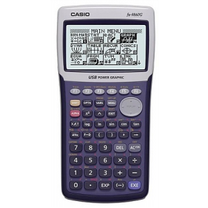 Casio Számológép, tudományos, 905 funkció, grafikus kijelző, "CFX-9860G"