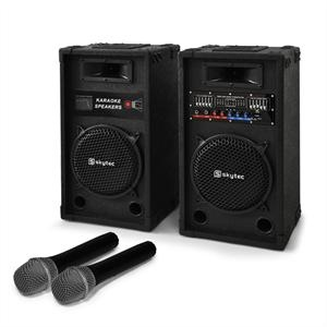 Electronic-Star Karaoke szett STAR-10 hangfalak, vezeték nélküli mikrofonok