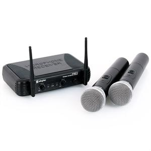 Skytec STWM712 VHF-Funkmikrofon-Set 2 Kanäle Handsets