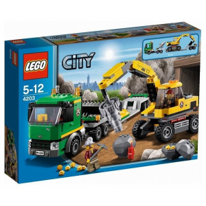 LEGO City - Exkavátor szállító 4203