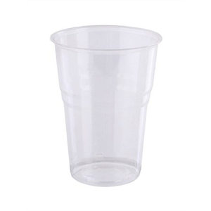  Műanyag pohár, 5 dl, víztiszta