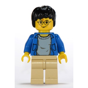 LEGO Harry Potter minifigura kék felsőben