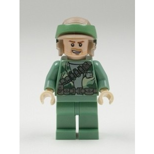LEGO Rebel Kommandós minifigura töltényátvetővel, borostás