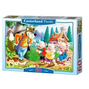 Castorland Castorland 60 db-os puzzle - A három kismalac (B-06519)