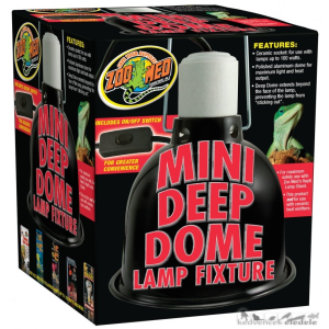  Zoo Med Mini Deep Dome Lámpatest