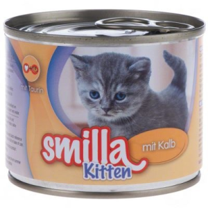 Smilla Kitten 6 x 200 g - Borjúhússal