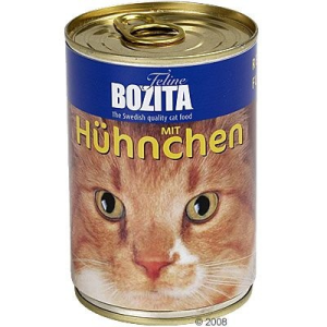 Bozita konzerv macskaeledel 6 x 410 g - Csirkehúsos
