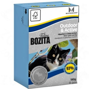 Bozita Feline Tetrapack 6 x 190 g - Érzékeny étrendű és gyomrú macskáknak