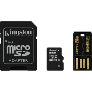  Kingston 16GB SD micro (SDHC Class 10) (MBLY10G2/16GB) memória kártya adapterrel