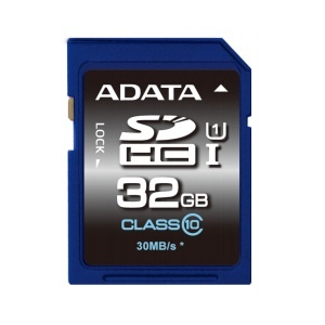 ADATA SDHC UHS-1 32GB Class 10 (Transfer up to 30MB/s) PHOTO/VIDEO memóriakártya