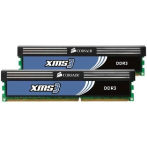 Corsair XMS3 2x2GB 1600MHz DDR3 CL9 Core i7 XMP Hűtőbordával