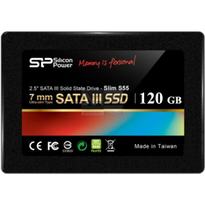Silicon Power Slim S55 120GB SATA3 SP120GBSS3S55S25