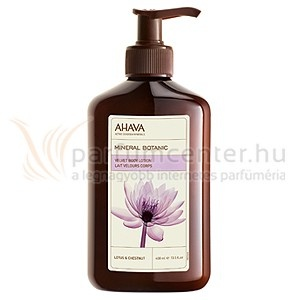 Ahava Mineral Botanic - Lotus & Chestnut Testápoló 400 ml