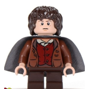 LEGO Frodo Baggins-sötét köpennyel