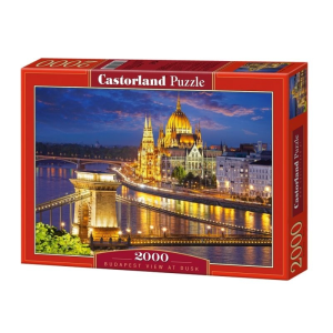 Castorland 2000 darabos puzzle - Budapesti látkép alkonyatkor, (200405)
