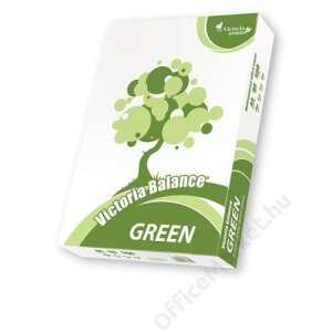 VICTORIA Másolópapír, újrahasznosított, A4, 80 g, VICTORIA Balance Green (LBG480)
