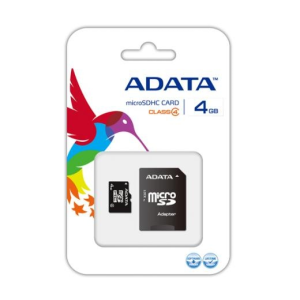 ADATA MICRO SDHC CARD 4GB ADATA CL4