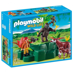 Playmobil Wild Life Zoológus gorillákkal és okapikkal 5415
