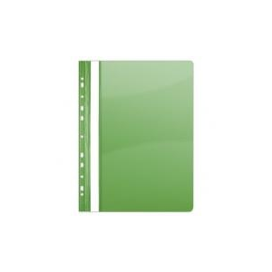  Gyorsfűző, lefűzhető, PVC, A4, DONAU, zöld (10db)