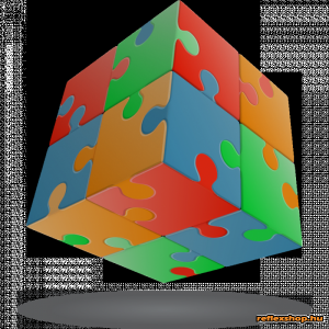 V-Cube 2x2 versenykocka, egyenes, Puzzle
