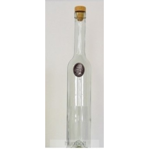 Hunbolt Vaddisznó ón címkés hosszú pálinkás üveg 0,5 liter
