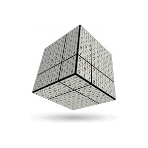 V-Cube V-udoku, 3x3-as versenykocka