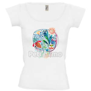  Petissimo Jungle női póló - fehér XS-S