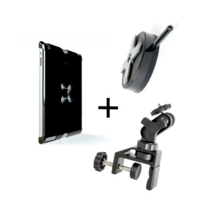 Tether Tools iPad Utility Mounting Kit w/ Wallee iPad 2 BLK & EasyGrip ST