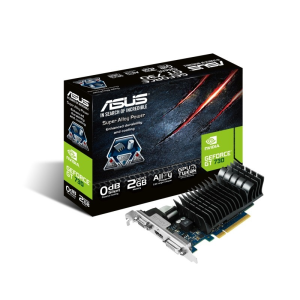 Asus Videókártya PCI-Ex16x nVIDIA GT 730 2GB DDR3 Passzív Low Profile hátlapi kivezetéssel