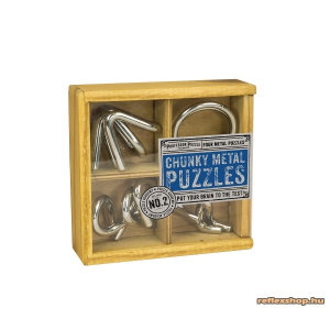 Professor Puzzle PP Chunky Metal Puzzles fém ördöglakat készlet